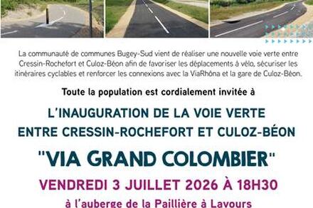 Cycling path opening